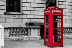 A telephone booth, telephone kiosk, telephone call box, telephone box or public call box is a small structure furnished with a payphone and designed for a telephone user's convenience. Single Red Telephone Booth In London In Bright Red Paint And Stock Photo Picture And Royalty Free Image Image 44682135