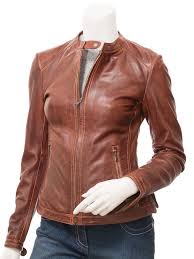 Womens Wax Brown Faux Leather Moto Cafe Biker Short Jacket Coats Jackets Jackets Black Leather Biker Jacket Leather Outfit