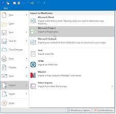 Check spelling or type a new query. Microsoft Project How To Import And Export From Mindgenius Mindgenius