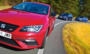 The new cupra leon estate: Audi S3 Sportback Bmw M140i Seat Leon Cupra 300 Test