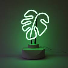 Desk lamps, especially led ones, do not use very much energy at all. Leaf Neon Table Lamp Neon Signs Neon Table Top Lighting