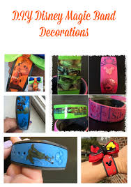 Diy Disney Magic Band Decorations Decorate Your Magic Bands With Tattoos Gem Stones And Bow For A Fun Way To Person Disney Magic Bands Disney Diy Magic Bands