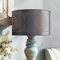 The tapered drum shade in white is constructed. Wayfair Cottage Country Lamp Shades Light Shades You Ll Love In 2021