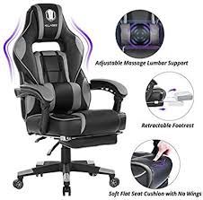 Amazon Com Killabee Massage Gaming Chair High Back Pu Leather Pc Racing Computer Desk Office Swivel Rec Swivel Recliner Office Computer Desk Best Office Chair
