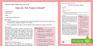 See full list on cardgamesplanet.com Index Card Tower Steam Teaching Ideas Teacher Made