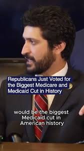 Republicans just voted for the LARGEST MEDICARE AND MEDICAID CUTS IN  HISTORY (Rep. Greg Casar)