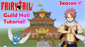 Hahahaha this, it's called a gi, it's something i train and fight in. Minecraft Fairytail Guild Hall Build Live Anime Builds Youtube