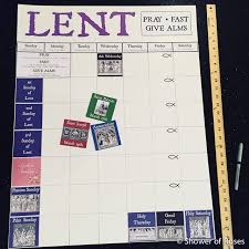 21 first sunday of lent sunday. Shower Of Roses Our Annual Lenten Calendar
