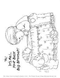 Coloring page of welcome home dad with sweet home, trees, mountains and sun. Free Baby Shower Downloads Welcome Baby Coloring Home