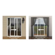 Jeld Wen 72 In X 80 In V 4500 White Vinyl Left Hand Full Lite Sliding Patio Door Thdjw155900179 The Home Depot