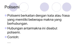 2) masakan di dapur sudah matang. Pertemuan Ke 7 M K Semantik Ppt Download