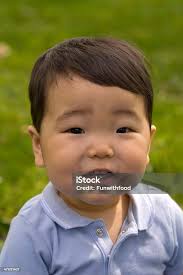 Bambino Asiatico Al Park Corea Bambino Felice Allaria Aperta
