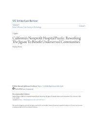 pdf californias nonprofit hospital puzzle reworking the