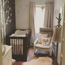 Try pulling a chair from the living room into the nursery, she suggests. Small Nursery Ideas Design Storage Tips To Maximize Space Box Room Nursery Baby Girl Nursery Room Small Room Nursery