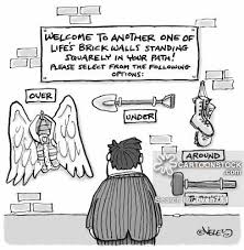 Our Choices Over Under Around Or Through Brick Wall Life Resilience