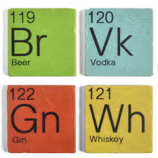 Studio Vertu Mixology Beverage Element Chart Marble Coasters Set Of 4 Details Can Be Found By Clicking On The Image Mixology Element Chart Marble Coasters