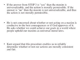 Universal Law In The Formulation Of The Categorical Imperative Kant Calls  Our | Course Hero