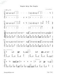 The band played the song live on later. People Help The People Birdy Free Piano Sheet Music Piano Chords