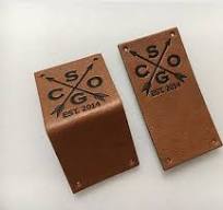 500 Custom Leather Patch Company, Faux Leather Garment Tags ...