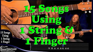 If you're a beginner guitarist, learning chords, scale shapes and basic music theory is extremely important. 15 1 String Guitar Songs Beginners Guitar Songs Easy Songs To Play On Guitar Youtube