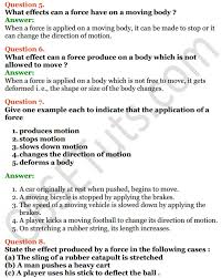 Selina Concise Physics Class 6 Icse Solutions Chapter 3 Force Cbse Tuts Cbsetuts Selinaconcisephysicsclass6icsesolutions Chapter Physics Solutions Chapter