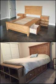 Finley dark grey upholstered full platform bed frame with lifting storage. Farmhouse Bed With Drawers Diy Projects For Everyone Bed Frame With Drawers Diy Furniture Bedroom Diy Storage Bed