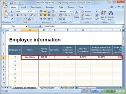 Buat sistem akaun dengan ms excel. Cara Menghitung Penggajian Dengan Excel 5 Langkah Dengan Gambar