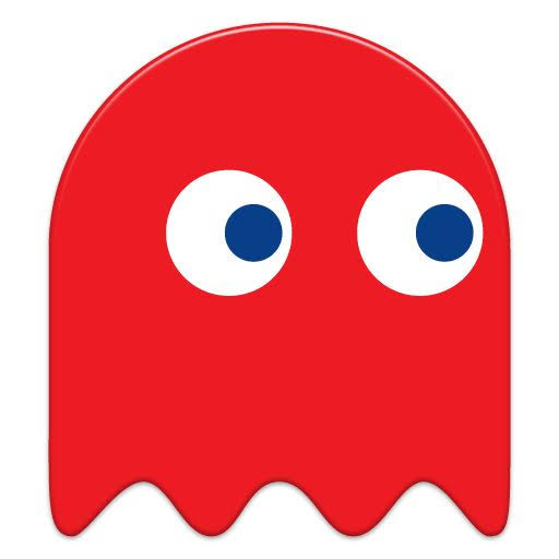 Pacman Red Ghost transparent PNG - StickPNG