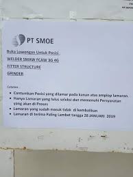Jul 17, 2021 · recruitment.batam@smoe.com perhatian: Pt Smoe Indonesia Lowongan Kerja Batam City Terbaru Facebook