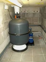 Sandfilter Im Technikschacht Poolumrandung Holz Pool Selber Bauen Beton Pool Selber Bauen