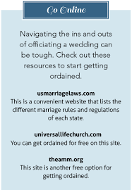 Ready to apply for your ordination? Becoming Ordained