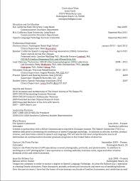 Sample Slp Resumes Speech And Language Resume Objective Statement Examples Job Resume Examples