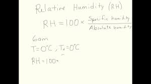 Geog 100 Calculating Relative Humidity