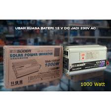 Ubah Bateri 12v Jadi 230v 1000w Ac Bagi Peniaga Electronics Others On Carousell