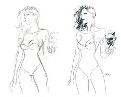 Comment dessiner l'empoisonneuse cómo dibujar a poison ivy wie zeichnet man poison ivy как рисовать ядовитый плющ Poison Ivy On Behance