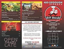 Reinforcement may seem like a simple strategy that all teachers use, but it is often not used as effectively as it could be. Our Menu Picture Of D P Dough Tempe Tripadvisor
