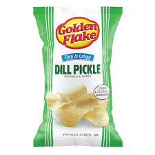Golden Flake Dill Pickle Chips 7 5oz In 2021 Dill Pickle Chips Pickle Chips Dill Pickle