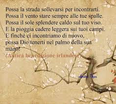 Per ogni problema, che la vita ci manda, un amico per condividerla, per ogni sospiro un bel canto. Agostino Degas Possa La Strada Sollevarsi Per Facebook