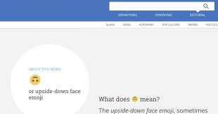 Upside Down Face What Does The Upside Down Face Emoji Mean Emoji Face Words