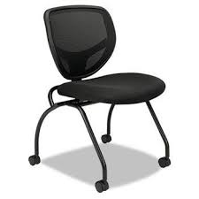 Basyx Vl302mm10 Nesting Chair Without Arms 19 1 4 In X18 In X33 1 2 In Black By Basyx 342 30 Nesting Chairs Without Nest Chair Office Chair Guest Chair