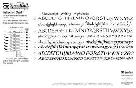 Calligraphy Nine Alphabets