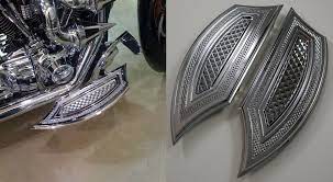 Bagger Floorboards Chrome Harley 86 To 09 Models Bobber Handlebars Custom Harleys Floorboards