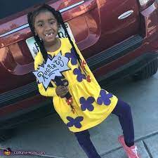 Her color palette is red, yellow, and purple. Susie Carmichael Rugrats Costume