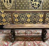 Small Louis XIII Child's Church Bench