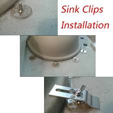 Ez sink clips undermount sink clips are universal undermount kitchen sink clips and bathroom undermount sink clips that are quick and simple to use. Tonxi Undermount Sink Clips Fasteners For Kitchen Sink Epoxy Sink Clips Sink Bracket For Granite The Undermount Sink Brackets Is Fast And Easy For Sink Installation 10 Pack Tools Home Improvement