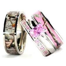 4 Piece His And Her Camo Wedding Ring Set Stainless Steel Etsy Camo Engagement Rings Camo Wedding Rings Sets Camo Wedding Rings