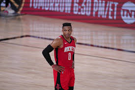 Westbrook is back with scott brooks, the first coach who allowed him to play outside the margins until he discovered his greatness. Russell Westbrook To Wear No 4 Jersey With Wizards After Trade From Rockets Bleacher Report Latest News Videos And Highlights