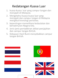 Malaysia sebelumnya memang sudah melarang turis asing masuk sejak maret. Sejarah Tahun 5 Kedatangan Kuasa Kuasa Luar
