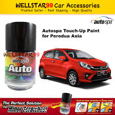 Maklumat asas berkenaan kereta baharu perodua axia di pasaran 2019. Autospa Touch Up Paint Original For Perodua Axia Paint Only 18ml Cat Kereta æ±½è½¦è¡¥æ¼†ç½ Shopee Malaysia