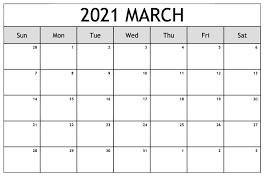 December 2021 calendar printable word / pdf calendar template details: Free 57 Blank March 2021 Calendar Printable Template Pdf Word Excel